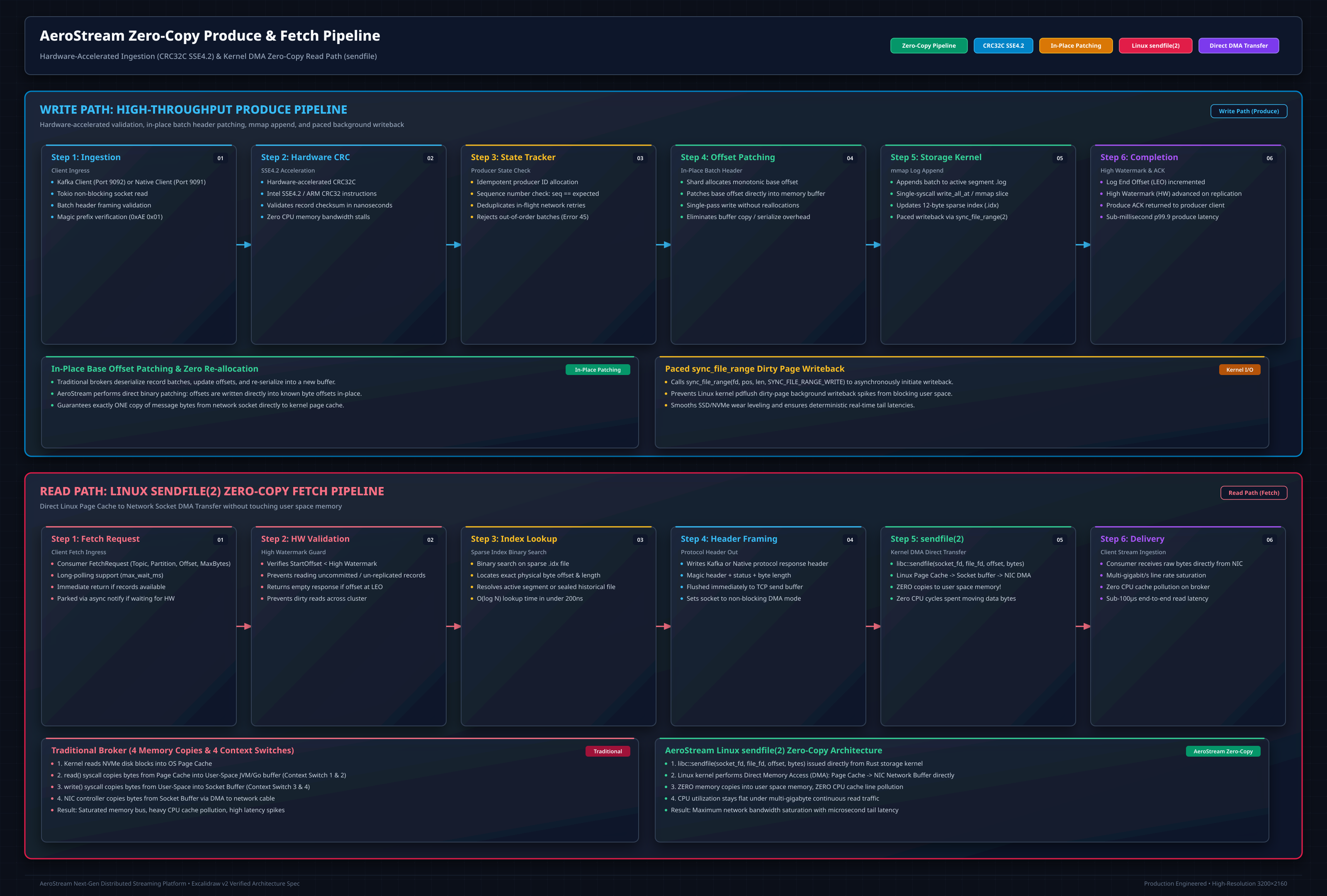 Produce and Fetch Pipeline
