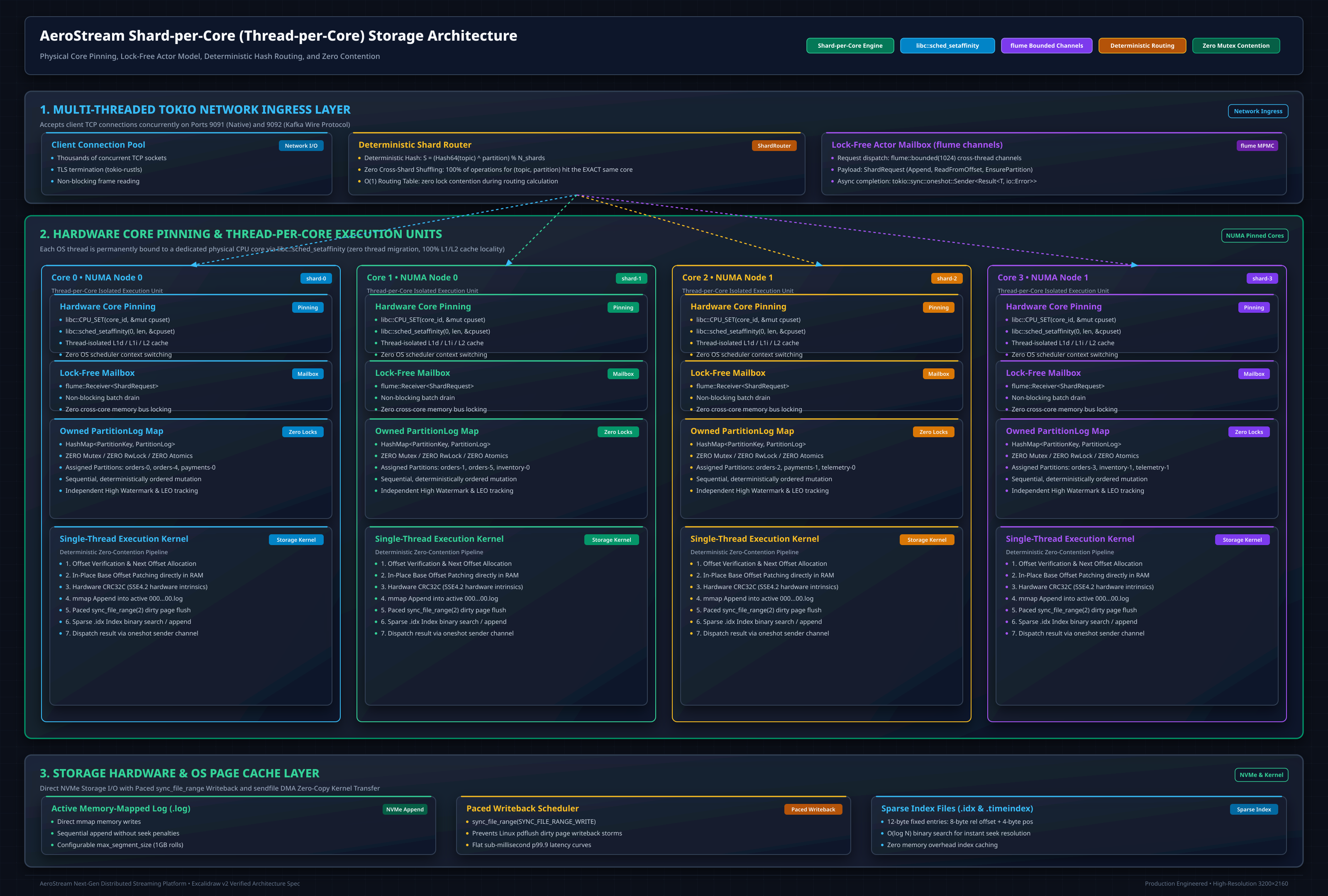 Shard Per Core Architecture